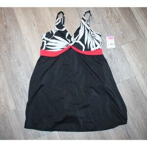 Womens Swimsuit One piece Size 12 Tropical Escape